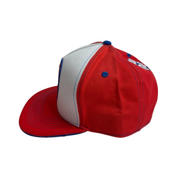 Charms Blow Pop SnapBack Canvas Cap Hat Red White Blue Cotton One Size Adult - Picture 4 of 7